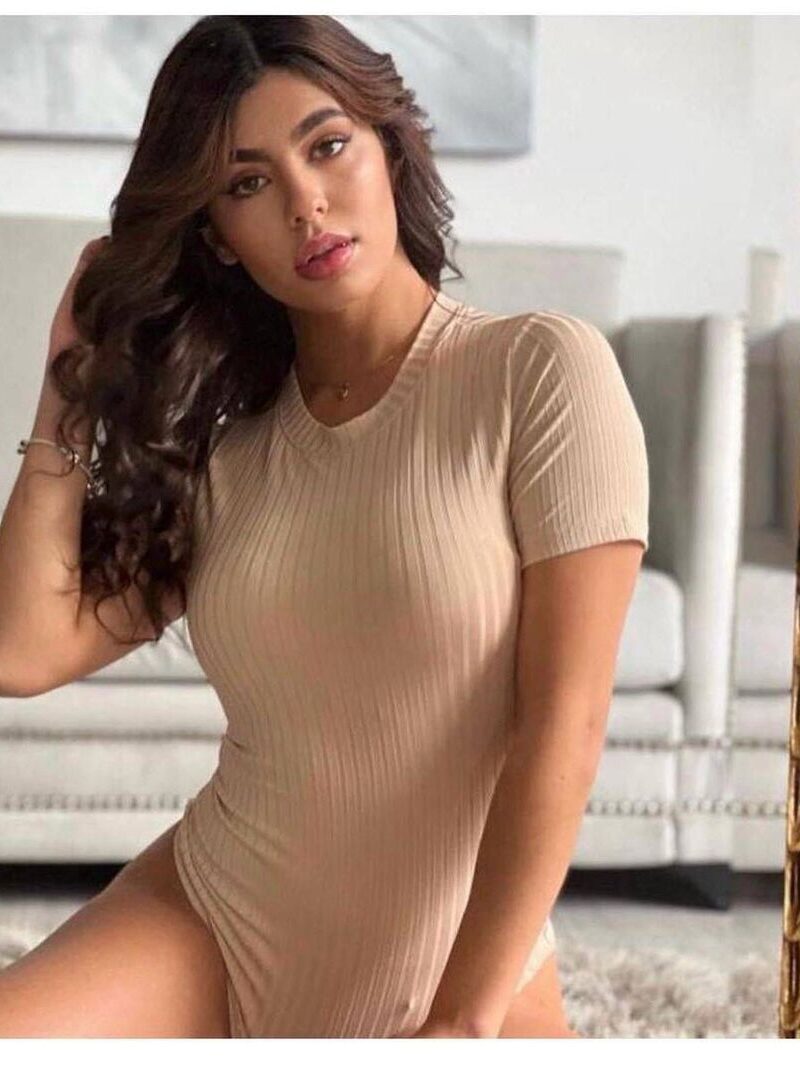Body con manga corta y escote ovalado talla unica para mujer