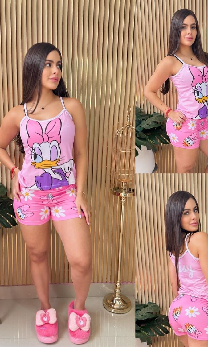 Pijama short y camisilla para mujer de Daisy la pata