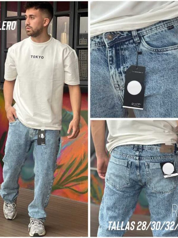 Jean para hombre relaxed fit
