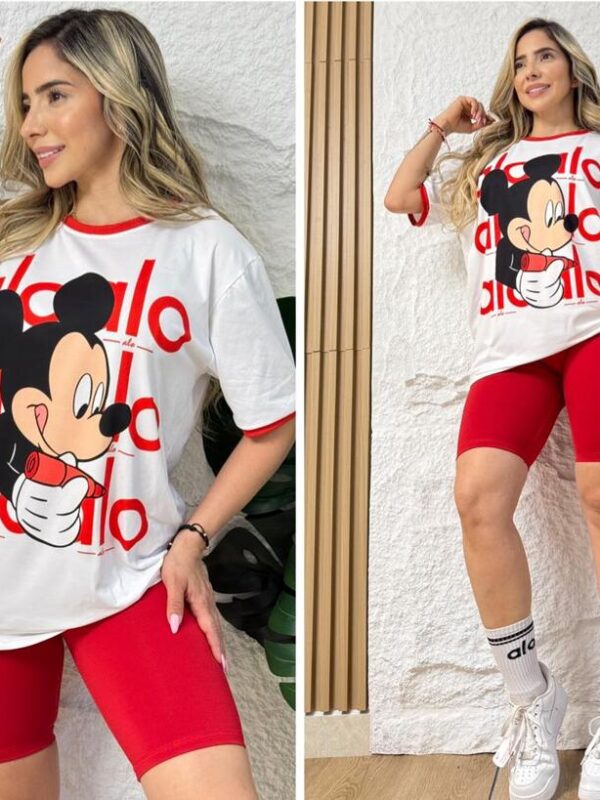 Conjunto deportivo short y camiseta de Mickey Mouse
