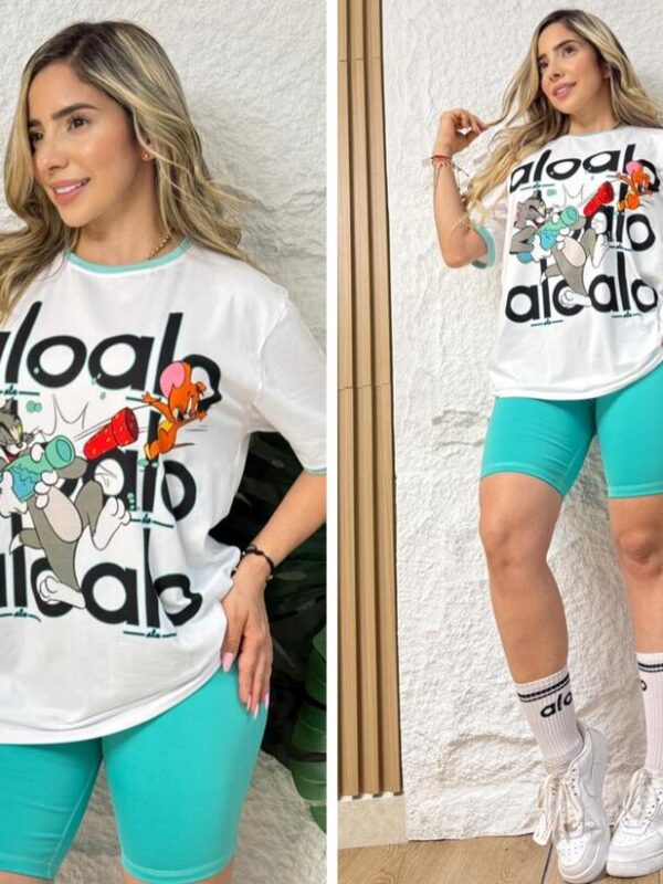 Conjunto deportivo short y camiseta de Tom y Jerry