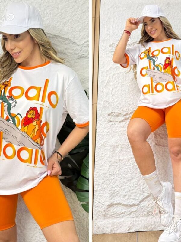 Conjunto deportivo short y camiseta del rey leon