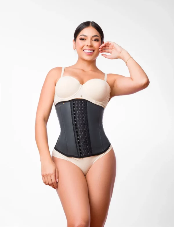 Fajas colombianas, control de abdomen, cinturilla latex, con broche ref 1084