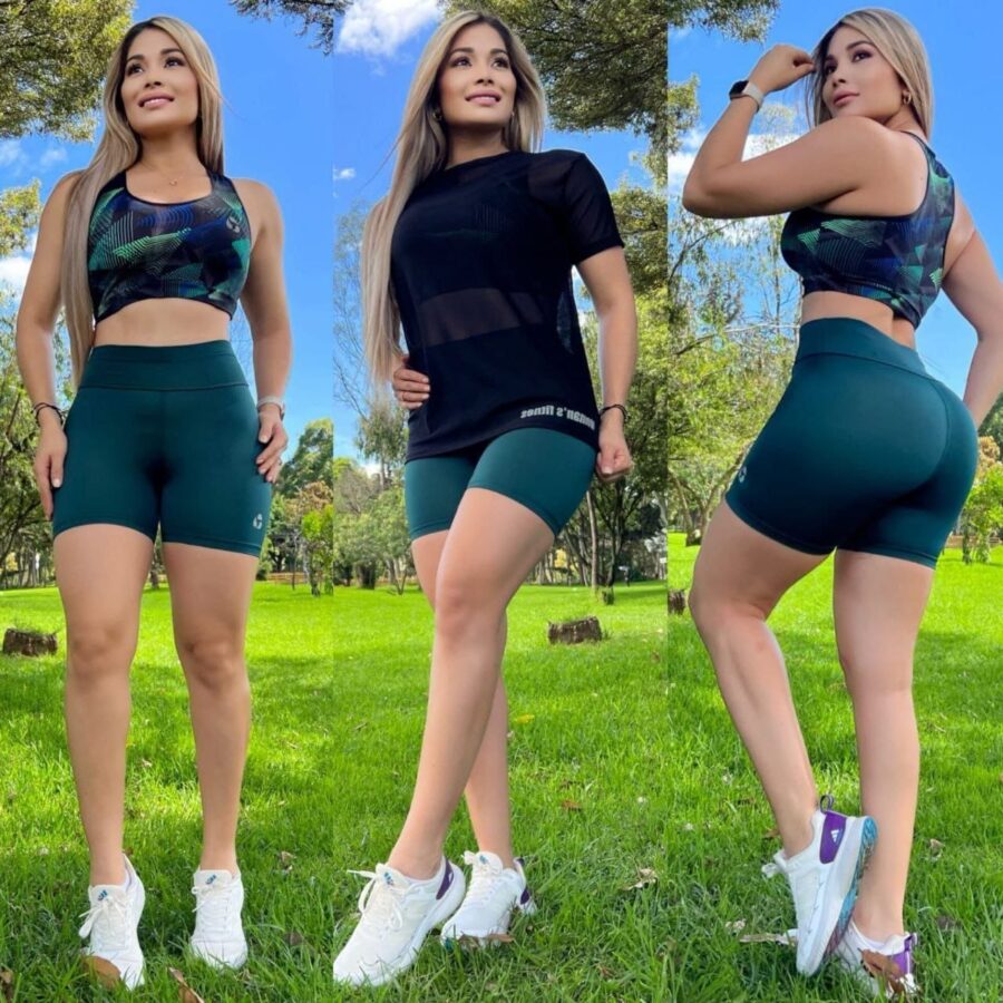 Conjunto deportivo casual de 3 piezas para mujer