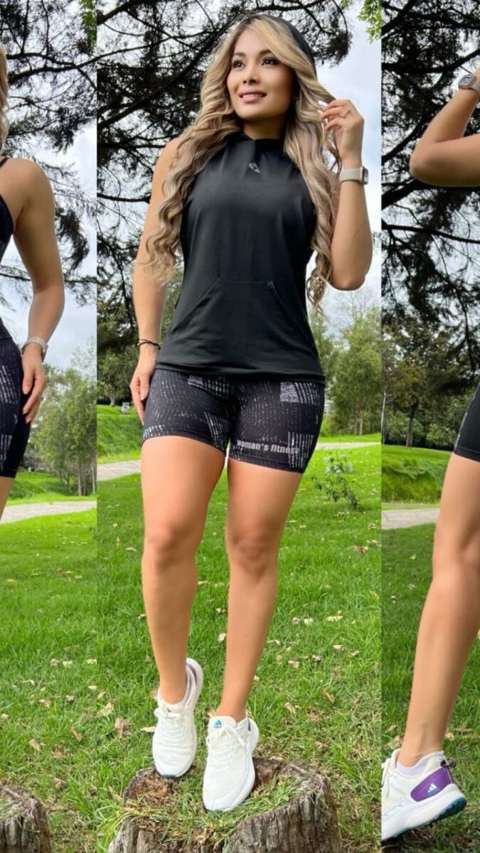Conjunto 3 piezas sin mangas y capota
