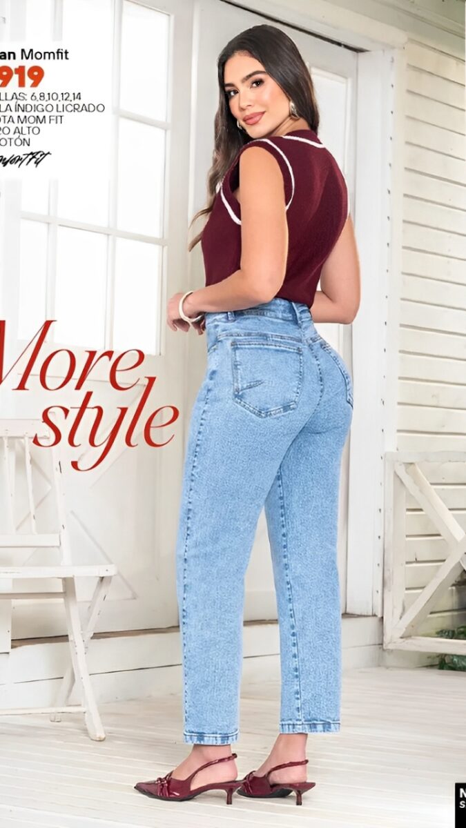 jean wide leg push up