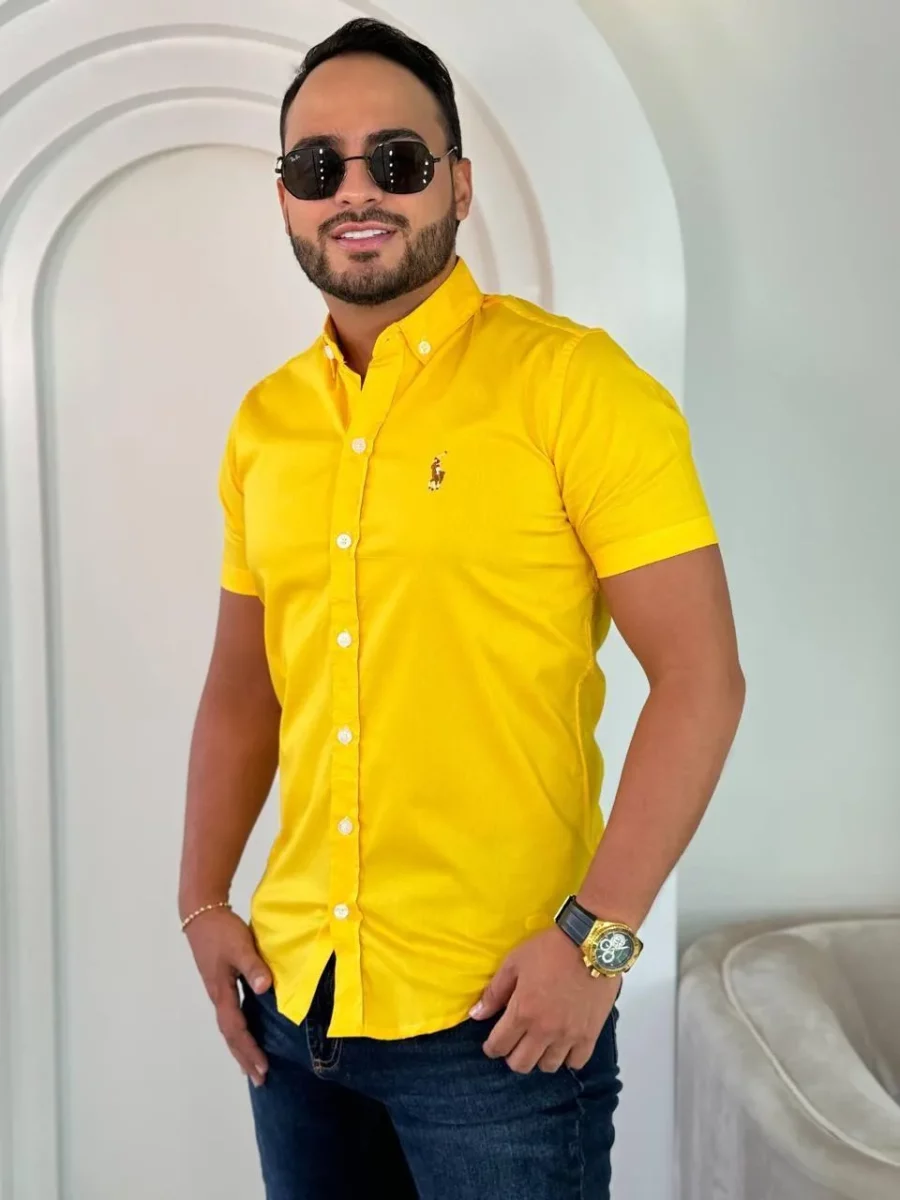 La Camisa de Manga Corta para Hombre Versátil - Image 3