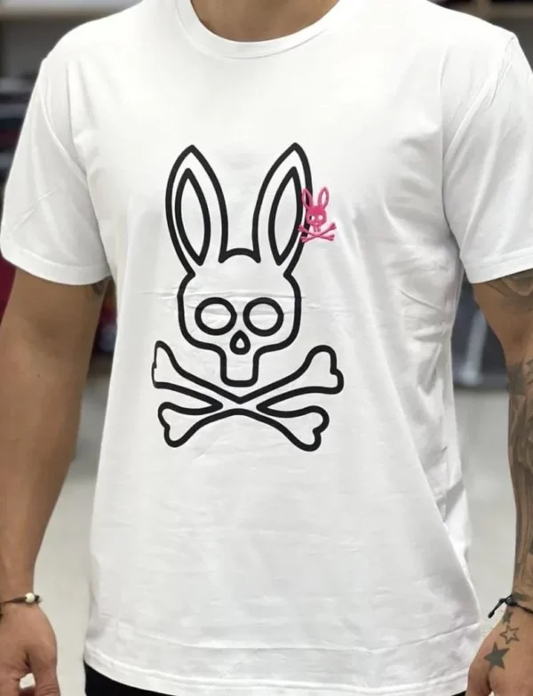 Camisa con diseño de conejo para hombre