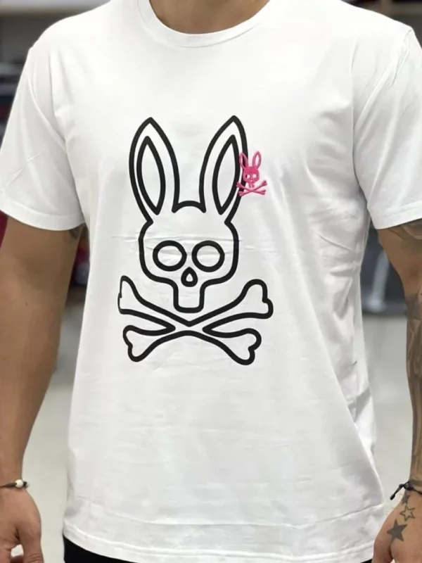 Camisa con diseño de conejo para hombre