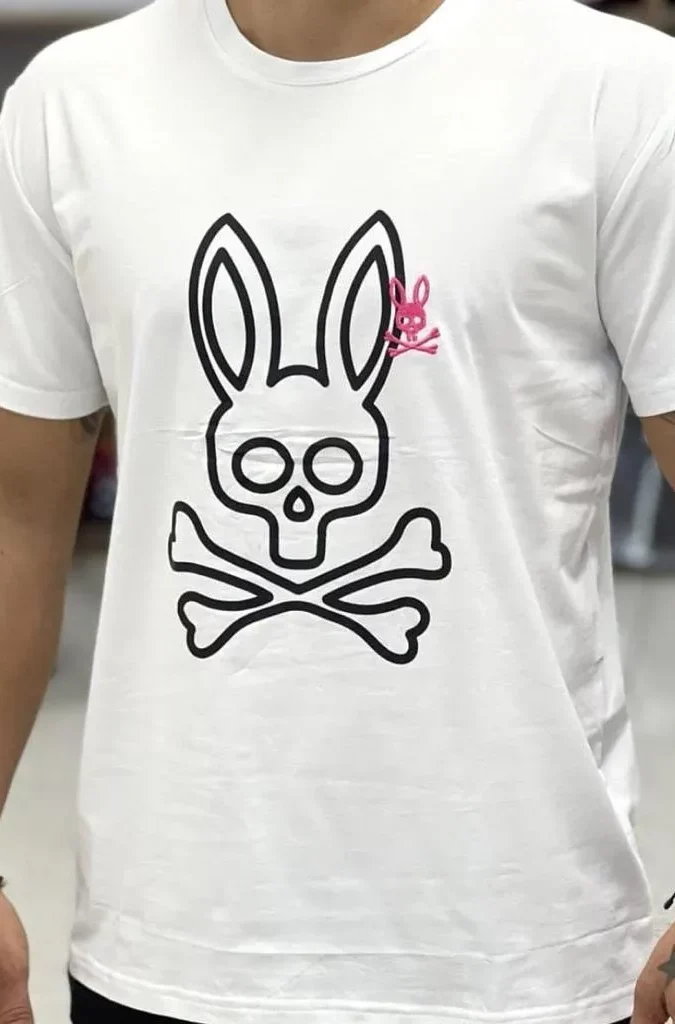 Camisa con diseño de conejo para hombre