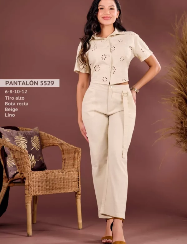 Pantalon con cinturon
