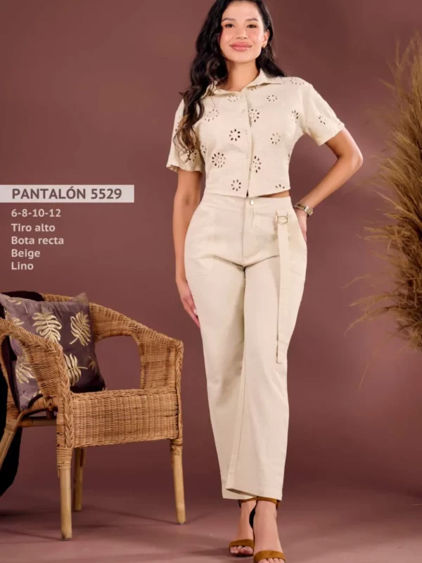 Pantalon con cinturon