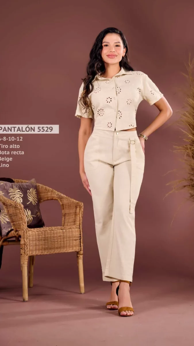 Pantalon con cinturon