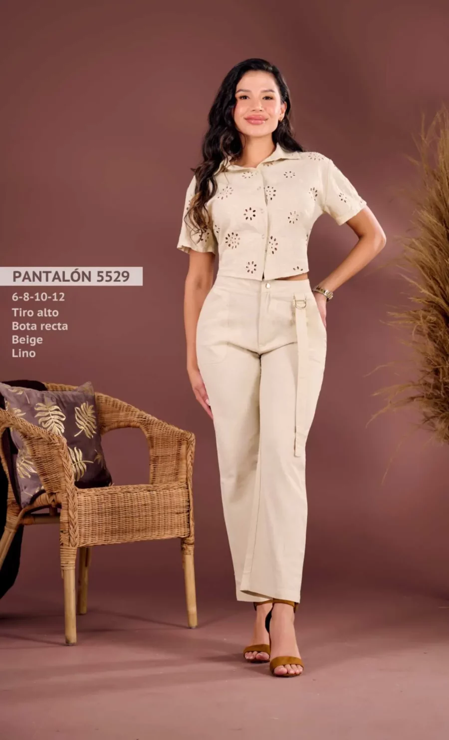 Pantalon con cinturon