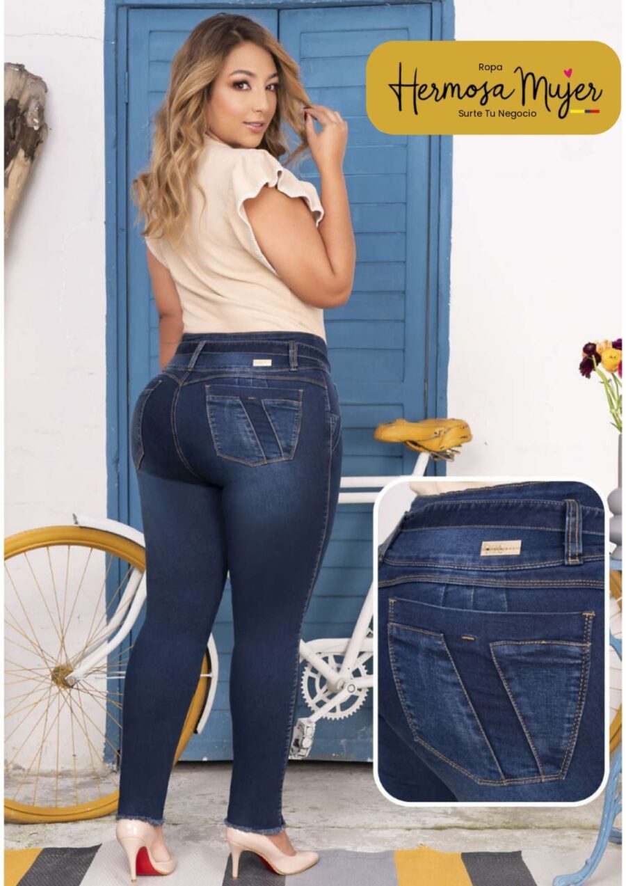 Jean skinny push up pluss size - Image 2
