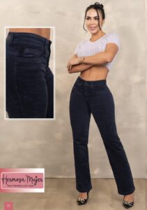 Pantalon pana elegance corte recto y ajuste perfecto