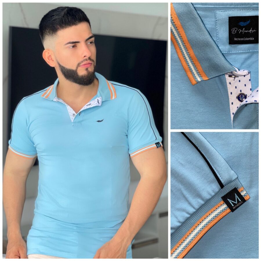 Camiseta de cuello ancho con botones - Image 2