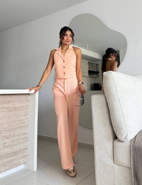 Conjunto sin mangas Dolce Vita en lino