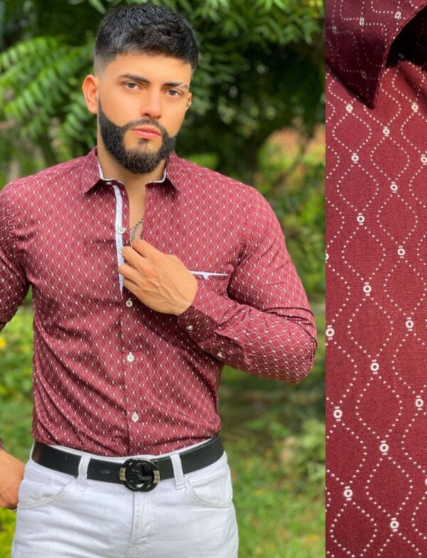 Camisa manga larga con estampado