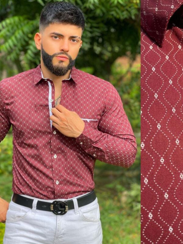 Camisa manga larga con estampado