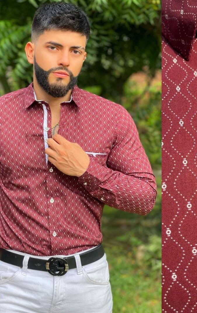Camisa manga larga con estampado