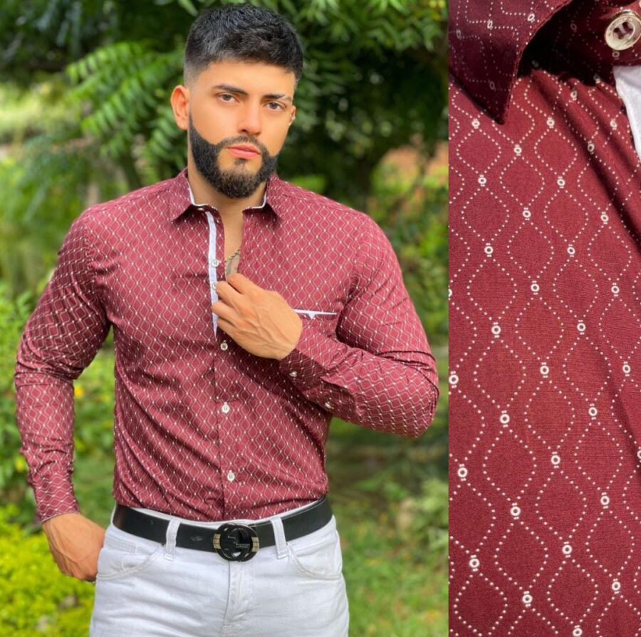 Camisa manga larga con estampado