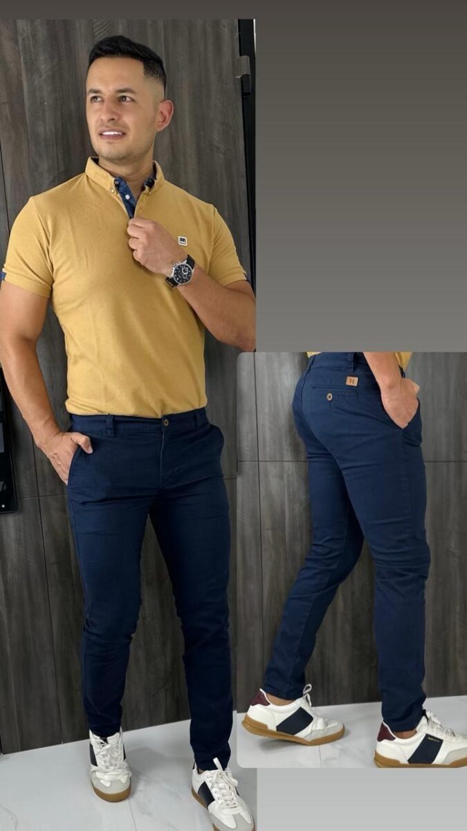 Pantalon en drill para hombre