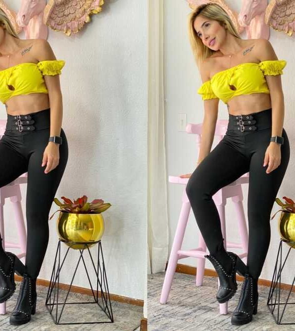 Leggins para mujer con cinturones