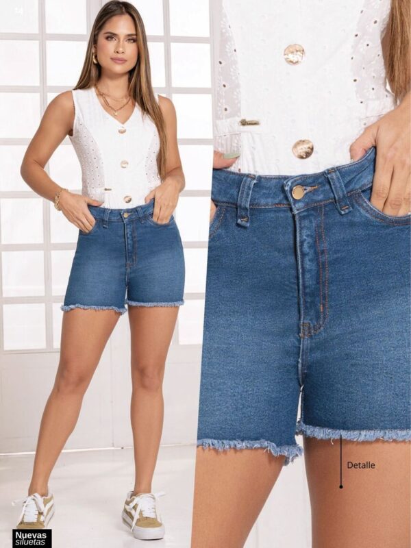 Short de verano azul