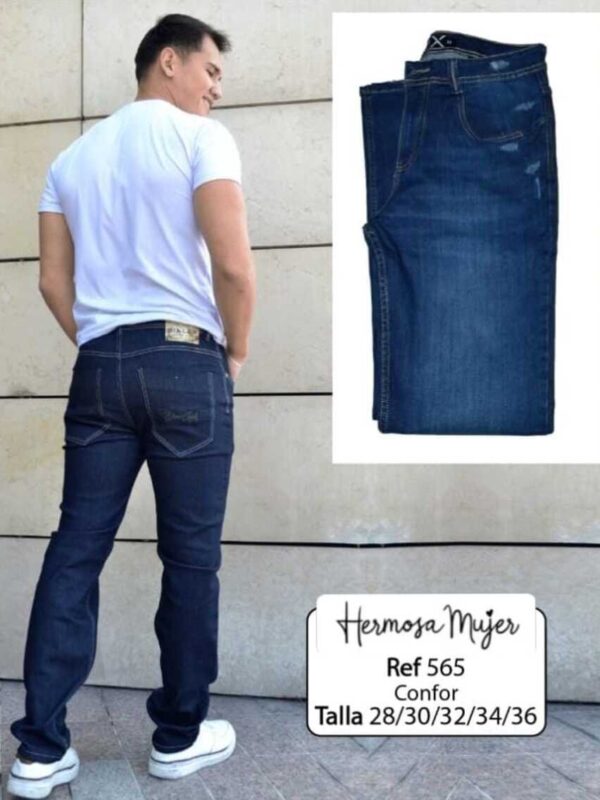 Jean regular fit azul oscuro