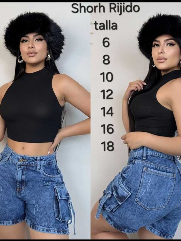 Short estilo cargo para mujer